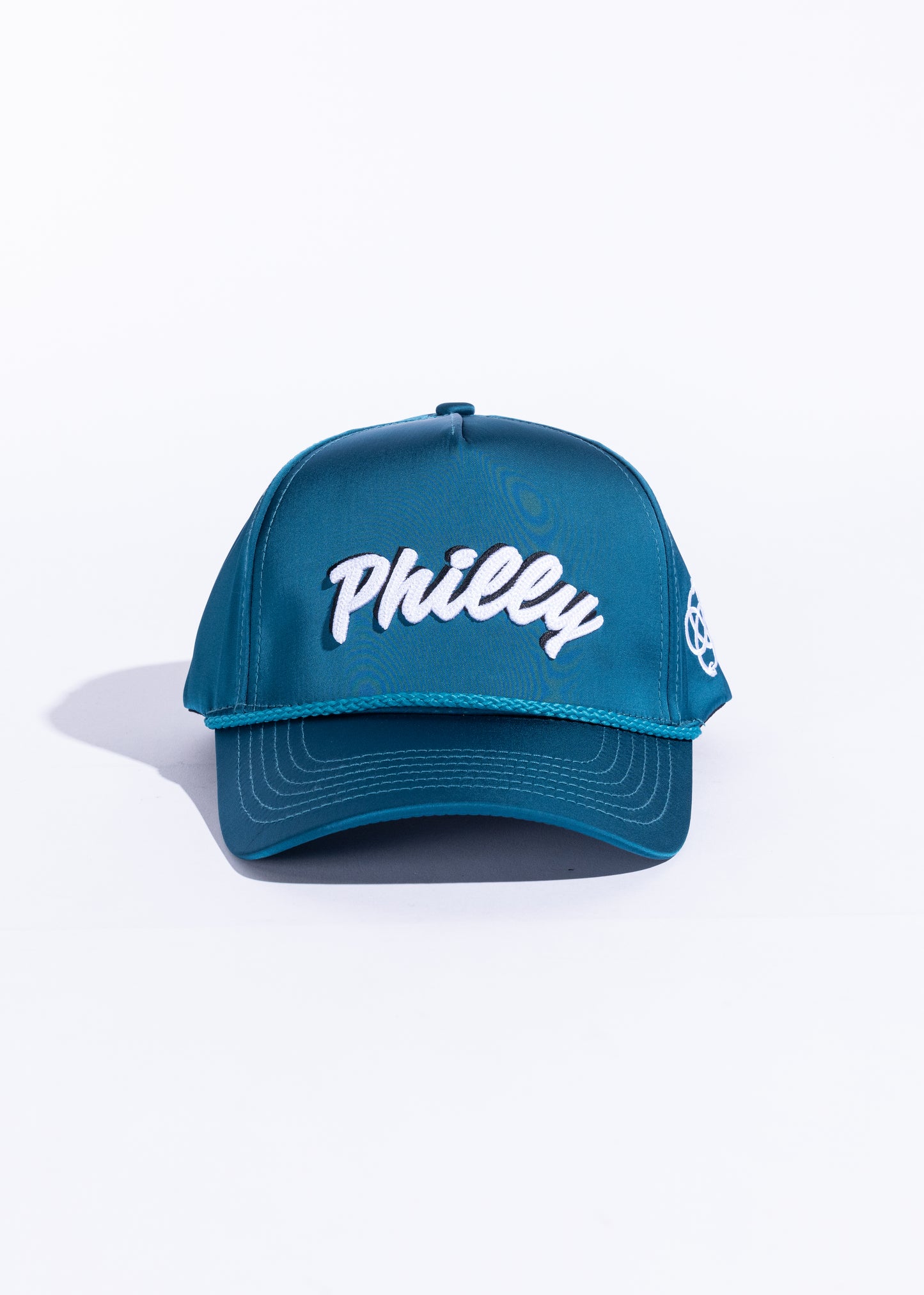 Philly Souvenir Hat (Green Satin)