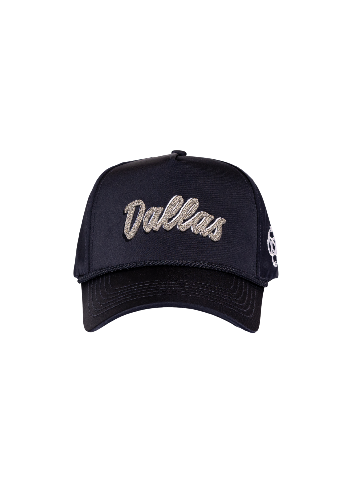 Dallas Souvenir Hat (Navy Satin)