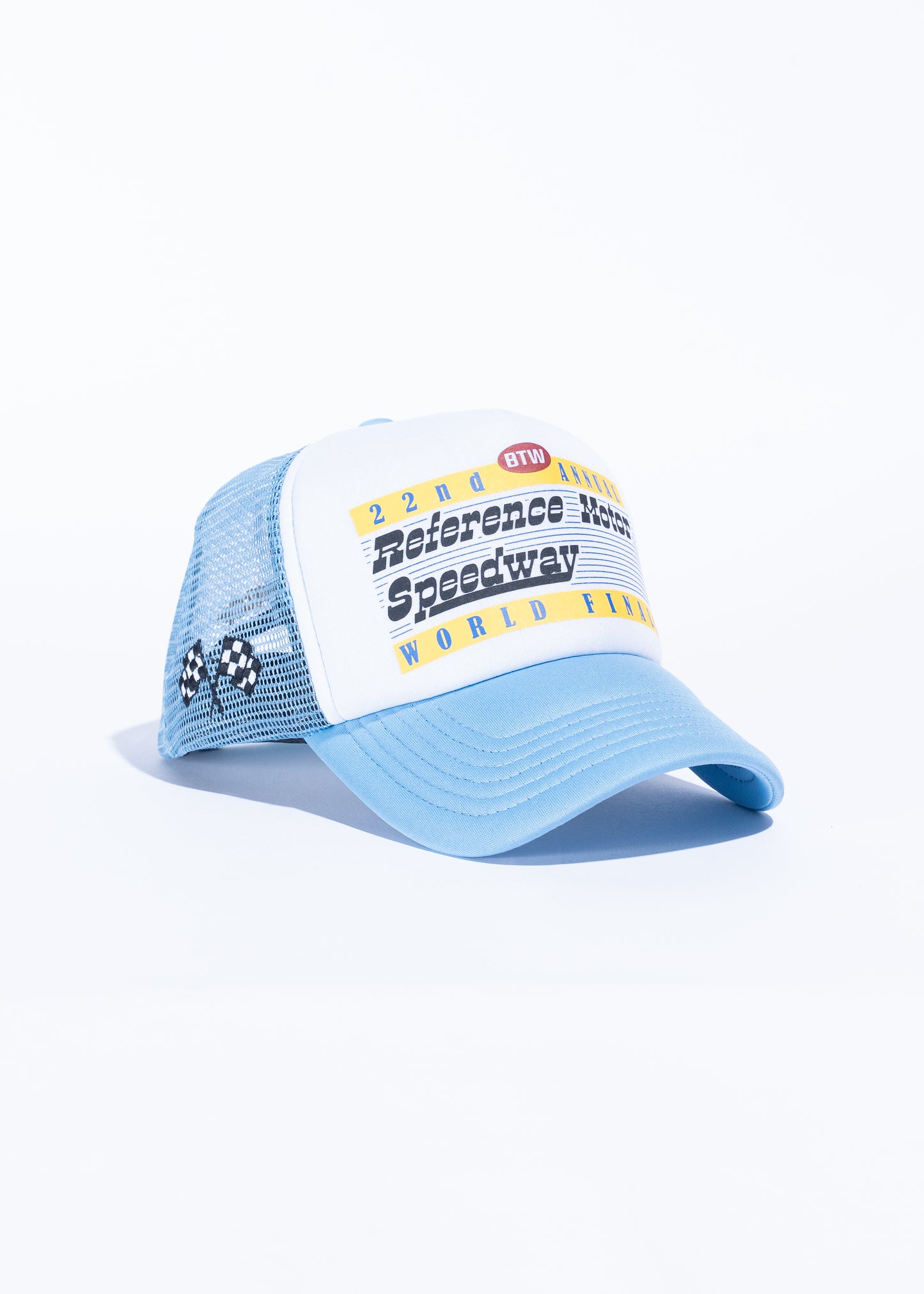 Speedway Trucker (White/Blue)
