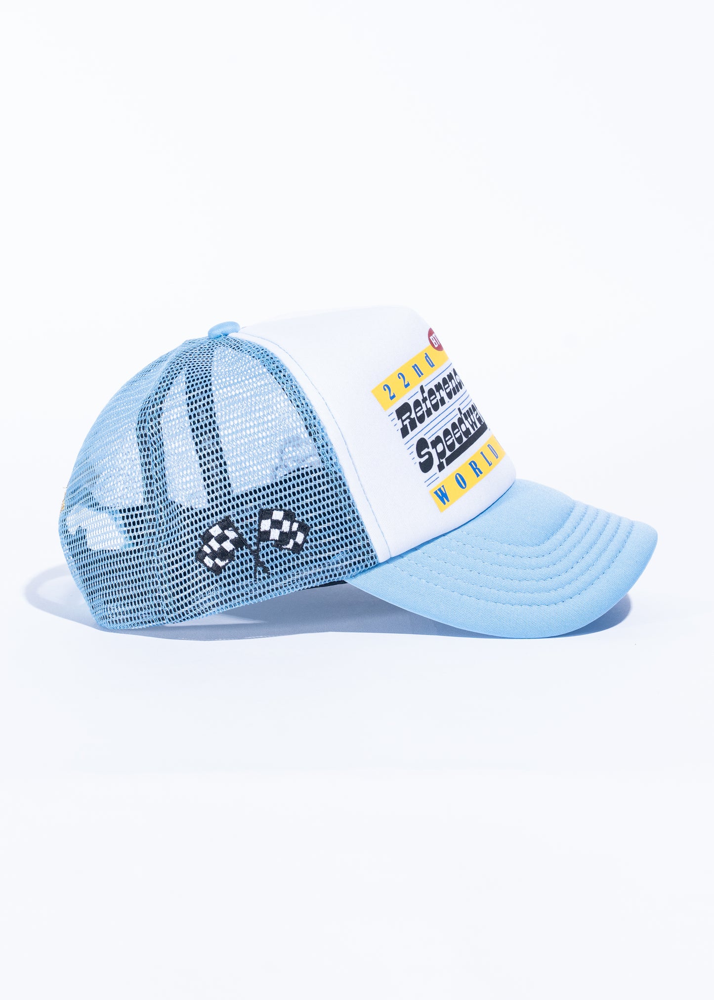 Speedway Trucker (White/Blue)