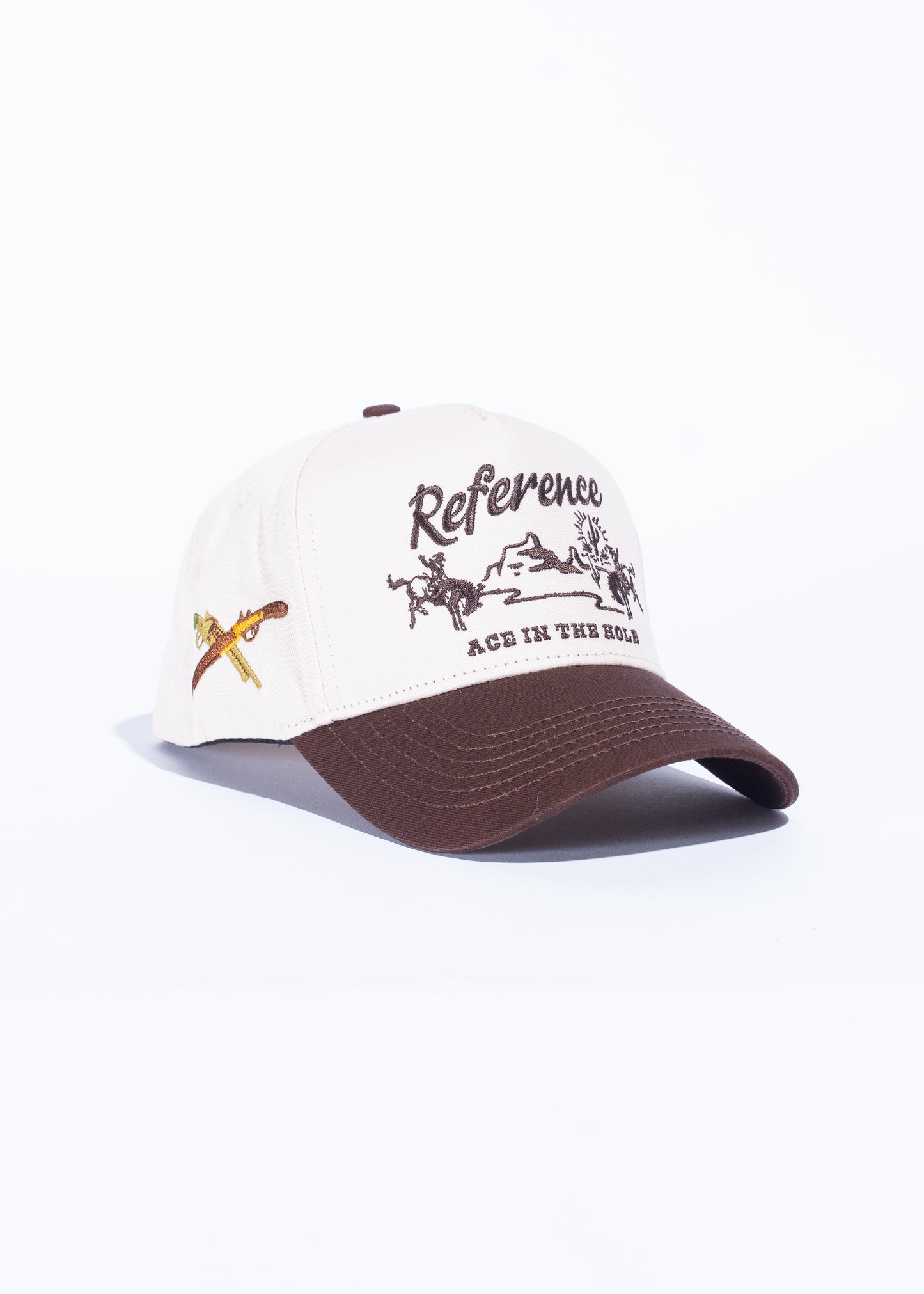 Western Hat (Cream/Brown)