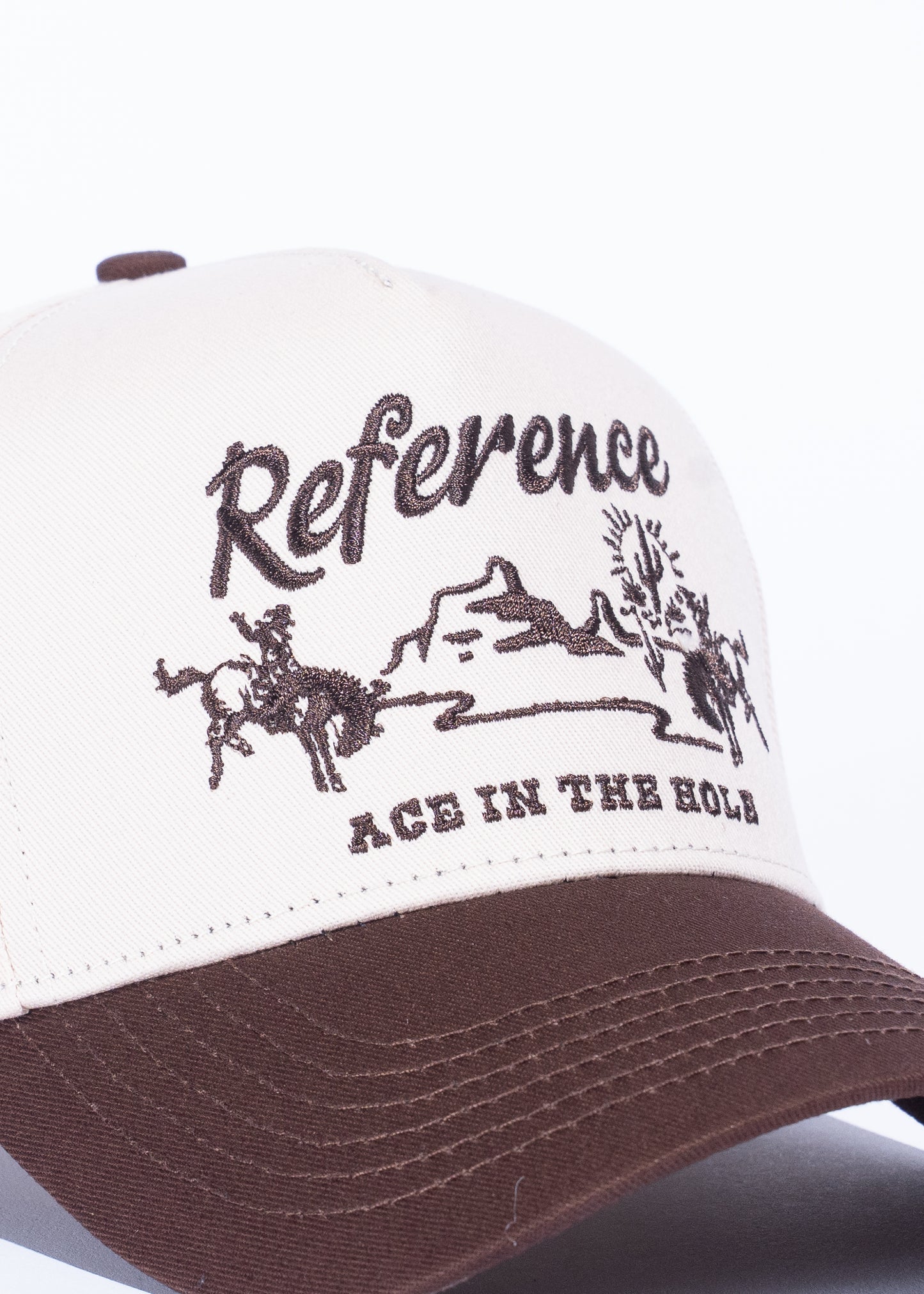 Western Hat (Cream/Brown)