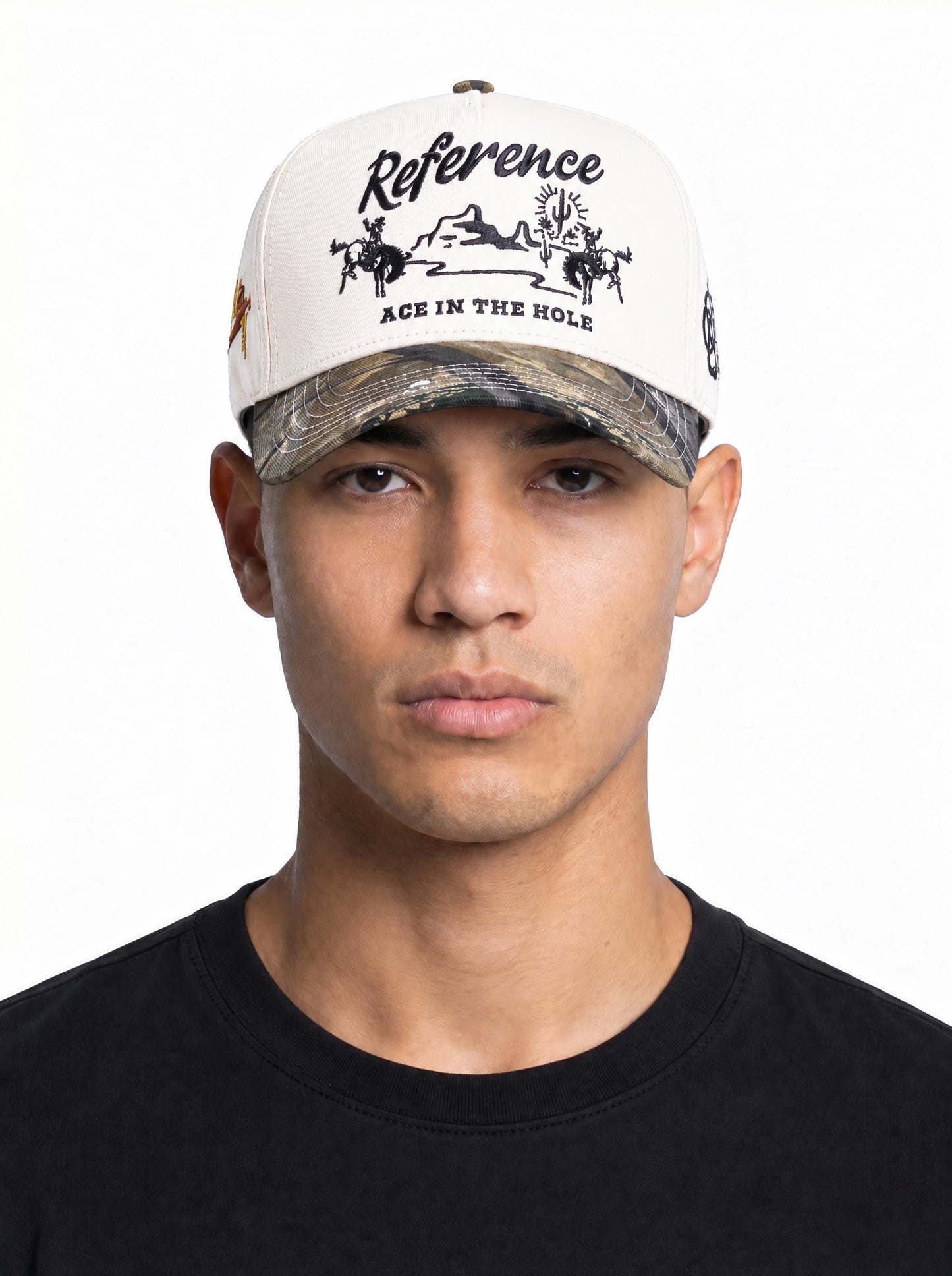 Western Hat (Cream/Camo)