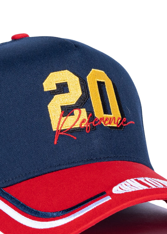 Gordon Cap (Navy/Red)