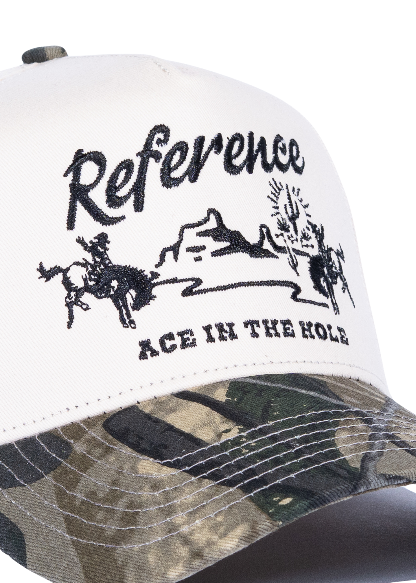Western Hat (Cream/Camo)