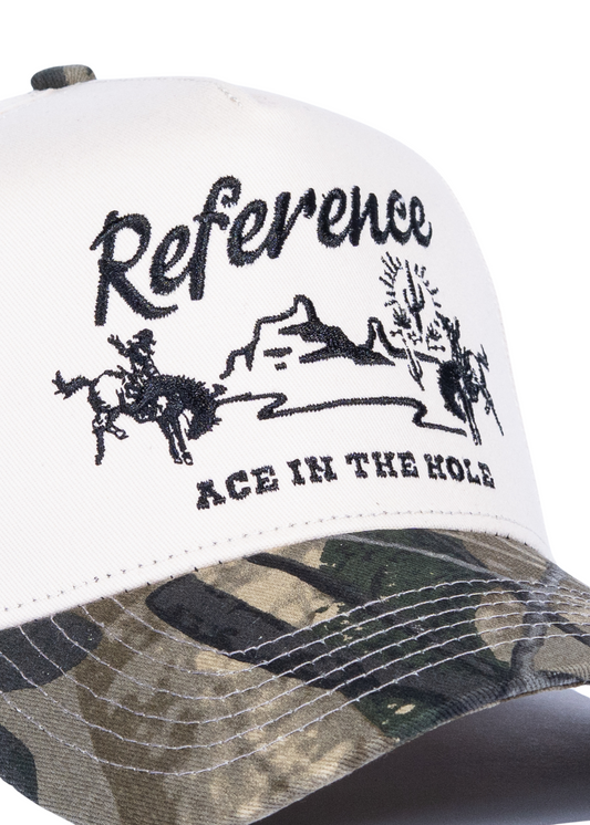 Western Hat (Cream/Camo)