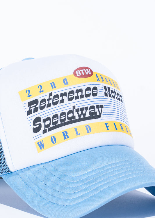 Speedway Trucker (White/Blue)