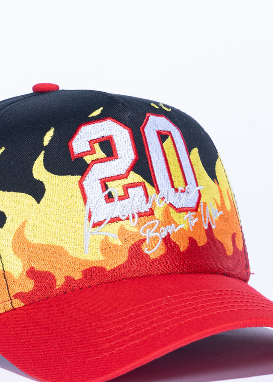 Gordon Cap (Black/Red)