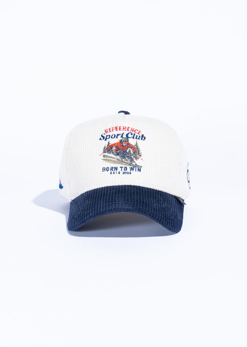 Sports Club (Cream/Navy Corduroy)
