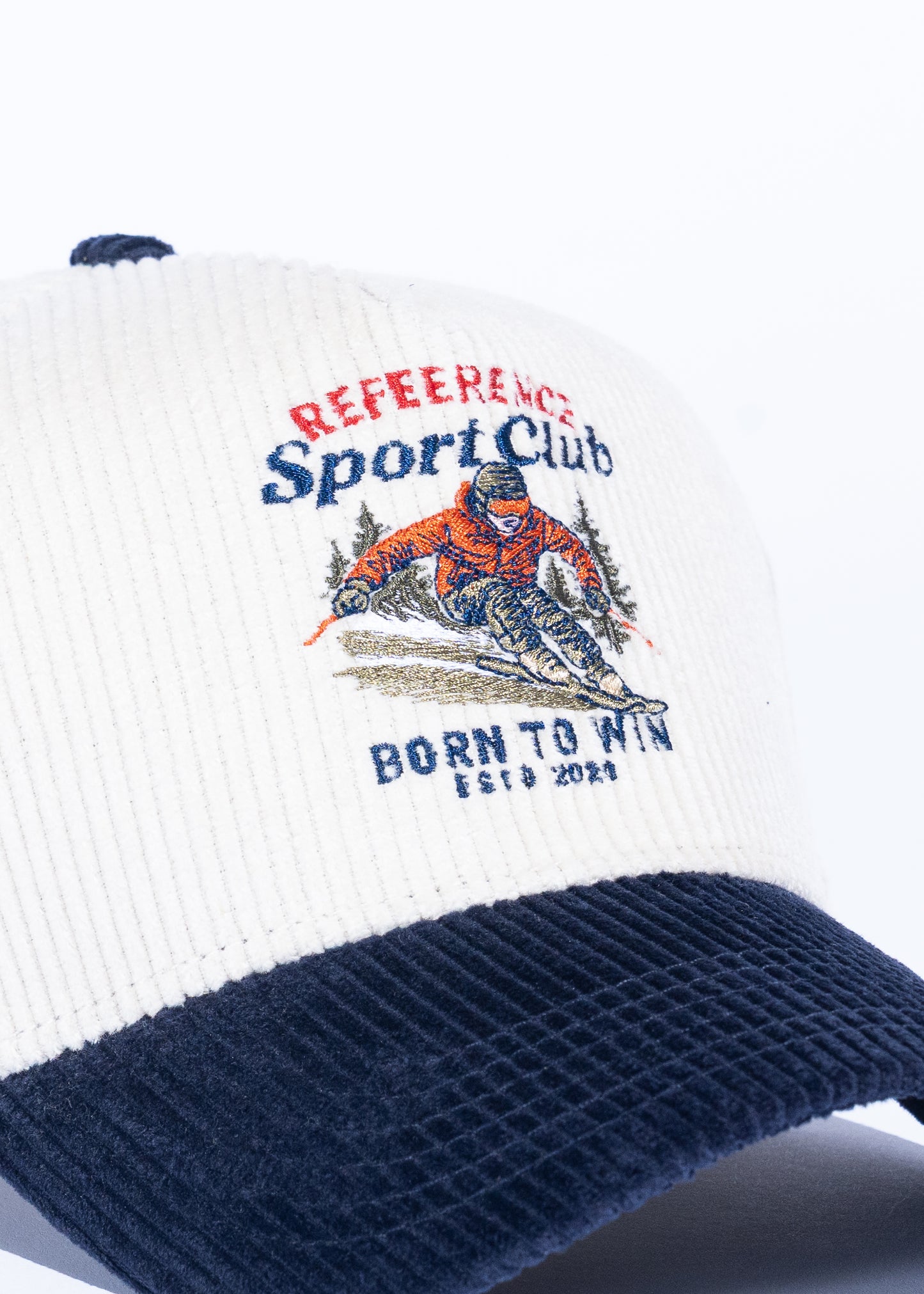 Sports Club (Cream/Navy Corduroy)
