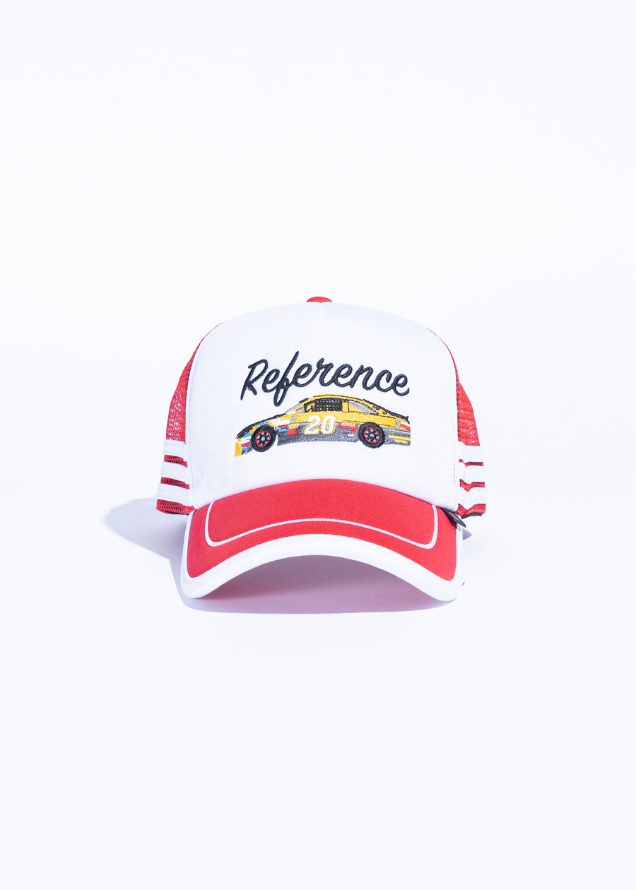 Pit Stop Trucker (White/Red)