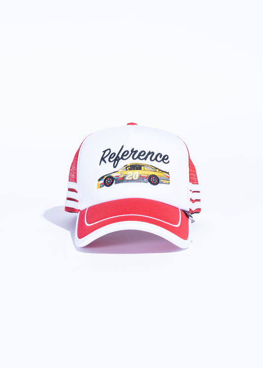 Pit Stop Trucker (White/Red)