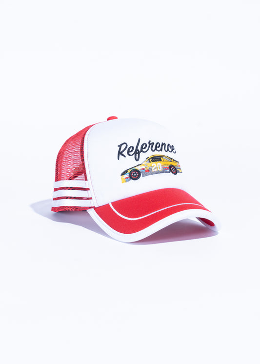 Pit Stop Trucker (White/Red)