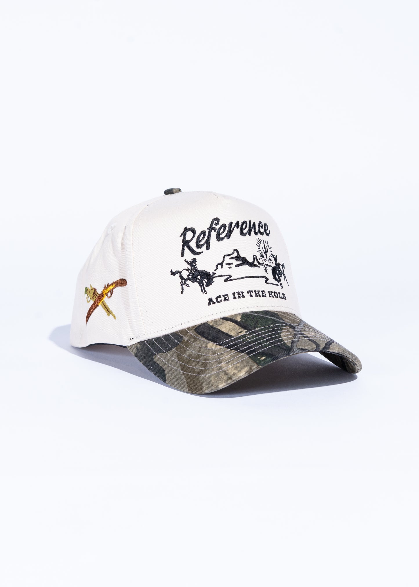 Western Hat (Cream/Camo)