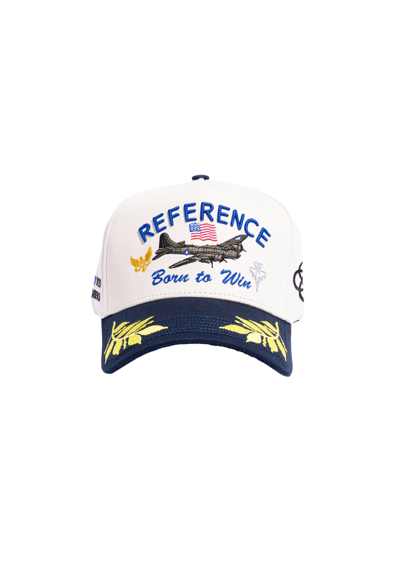 Fighter Jet (Cream/Navy)