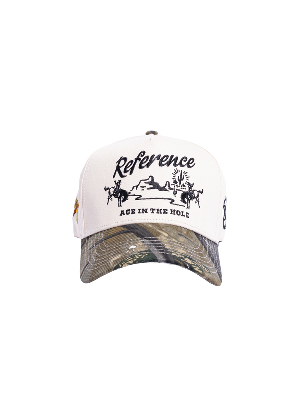 Western Hat (Cream/Camo)