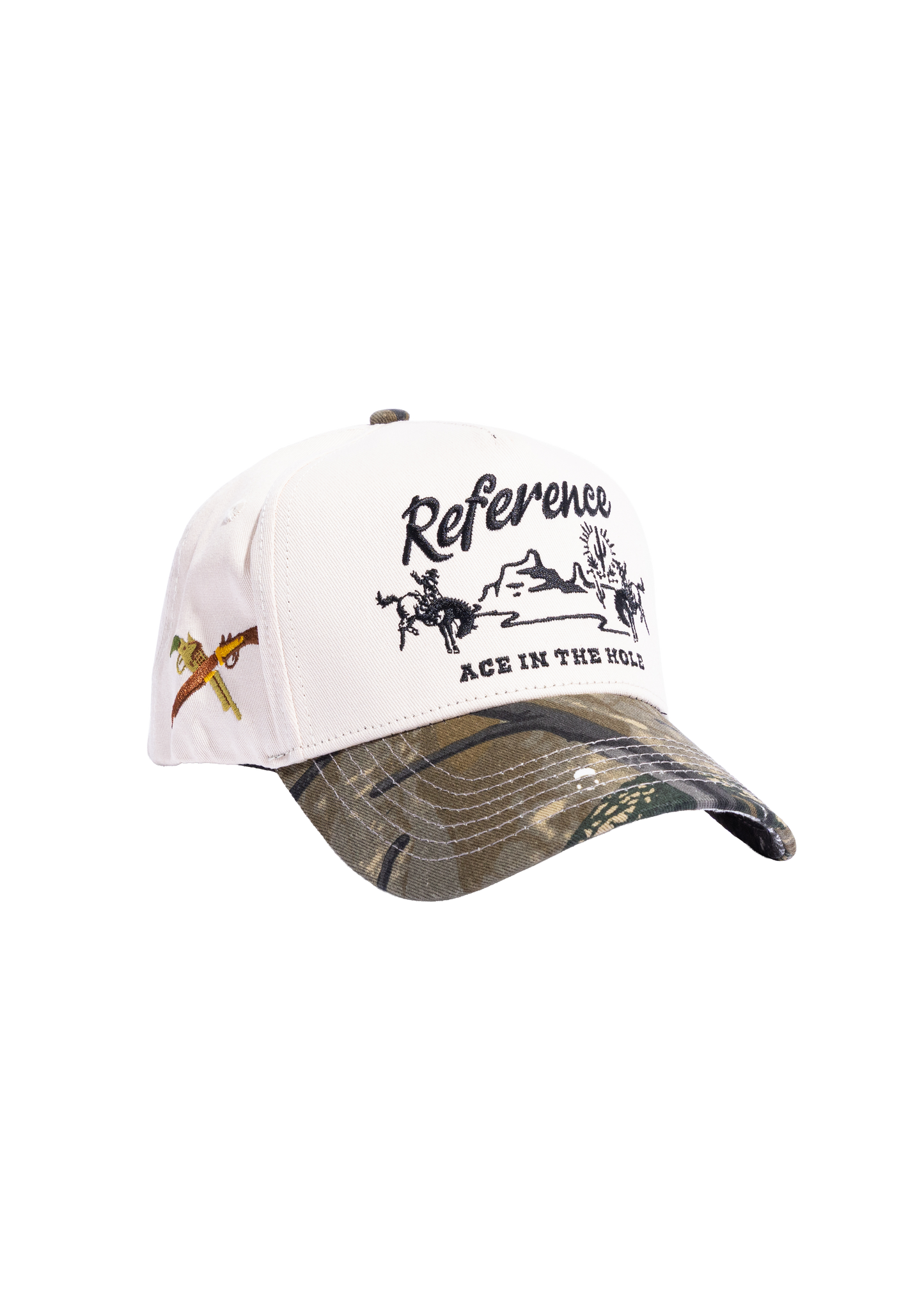 Western Hat (Cream/Camo)