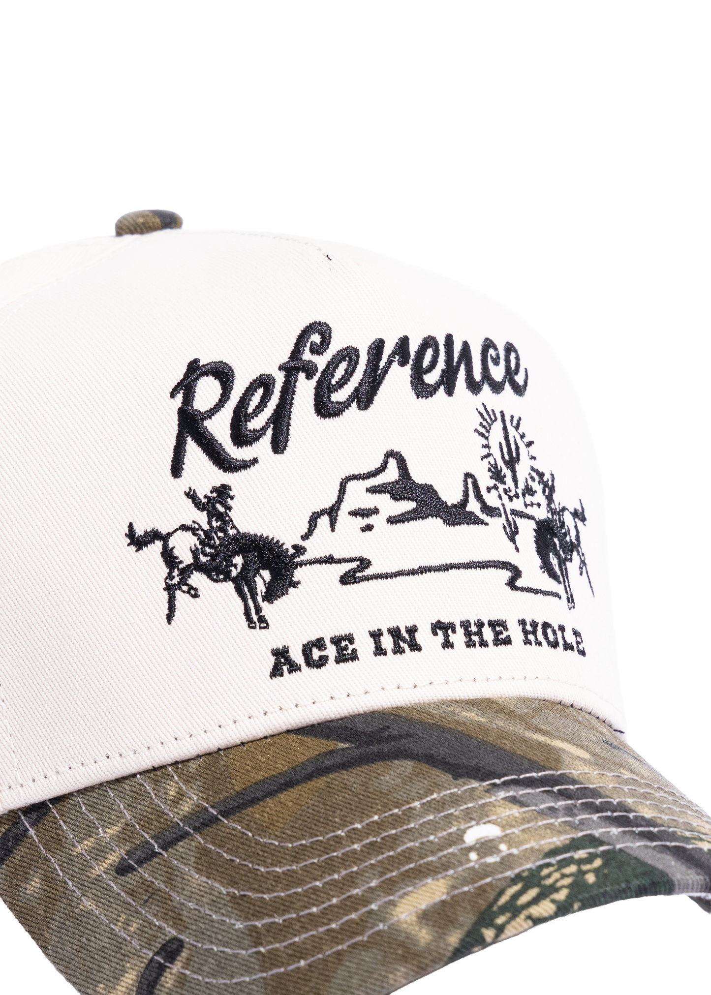 Western Hat (Cream/Camo)