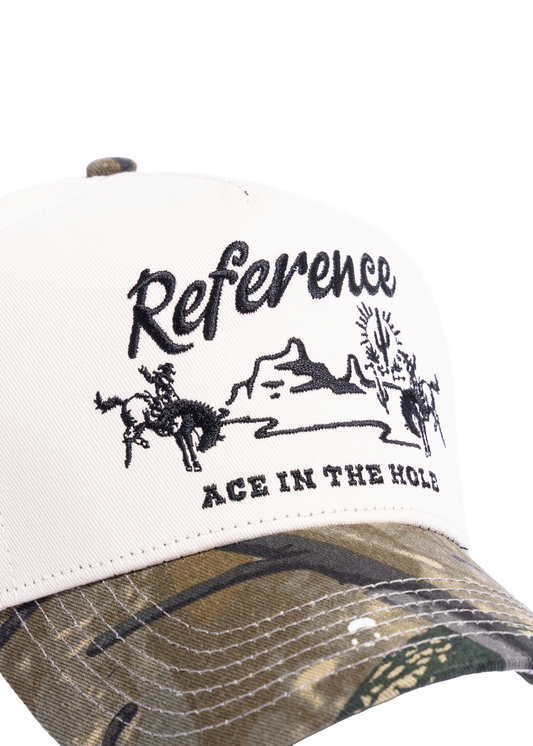 Western Hat (Cream/Camo)