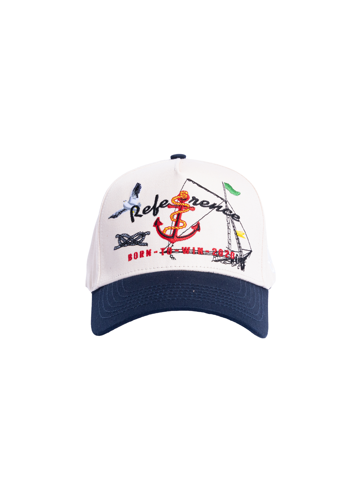 Open Seas (Cream/Navy)