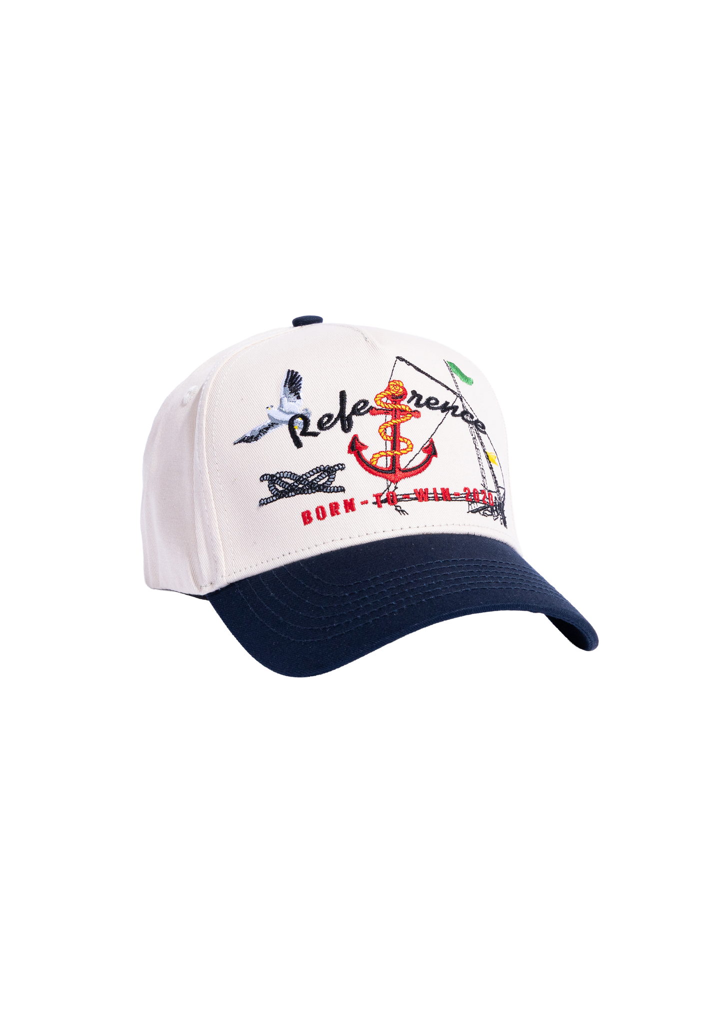 Open Seas (Cream/Navy)