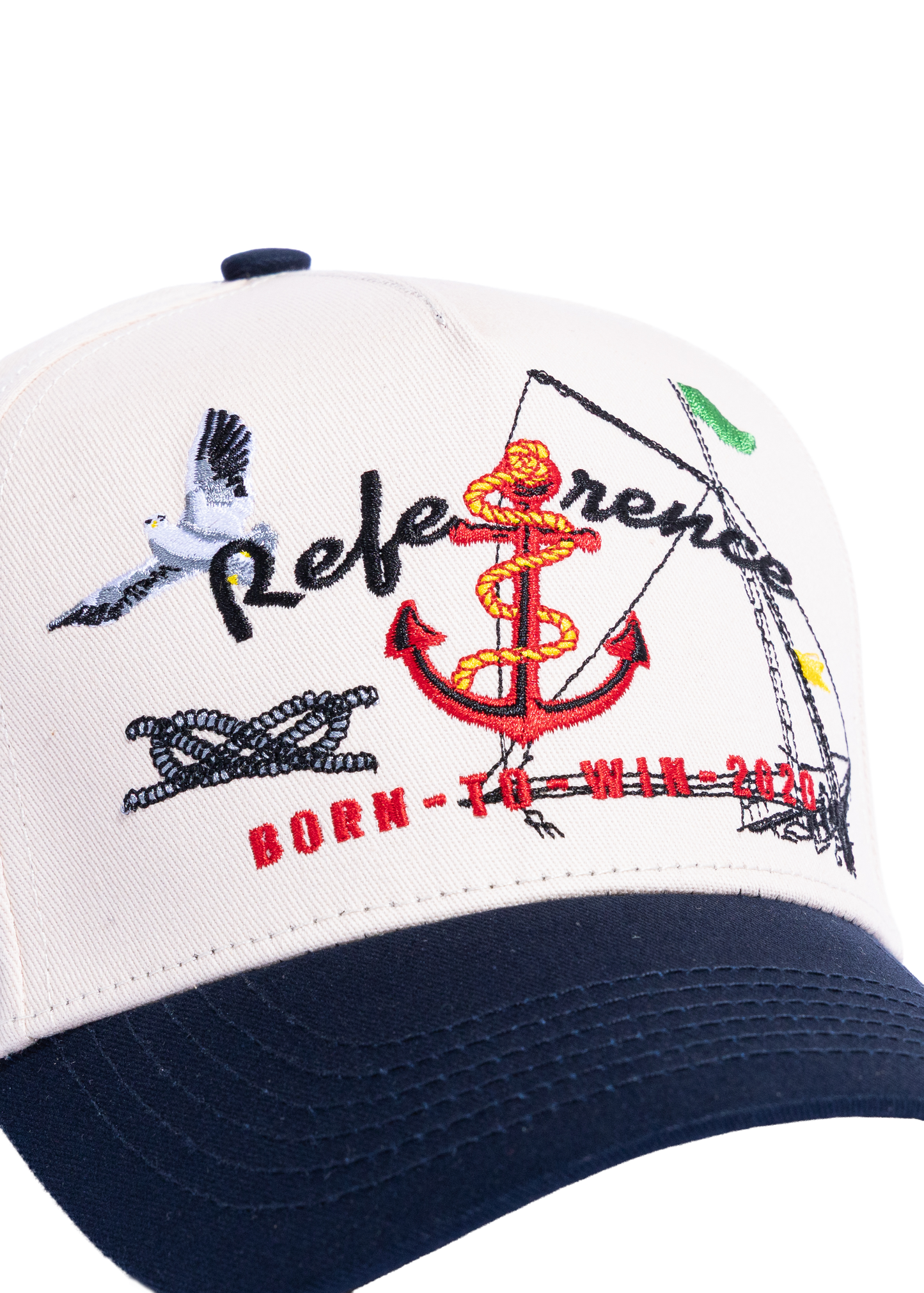 Open Seas (Cream/Navy)