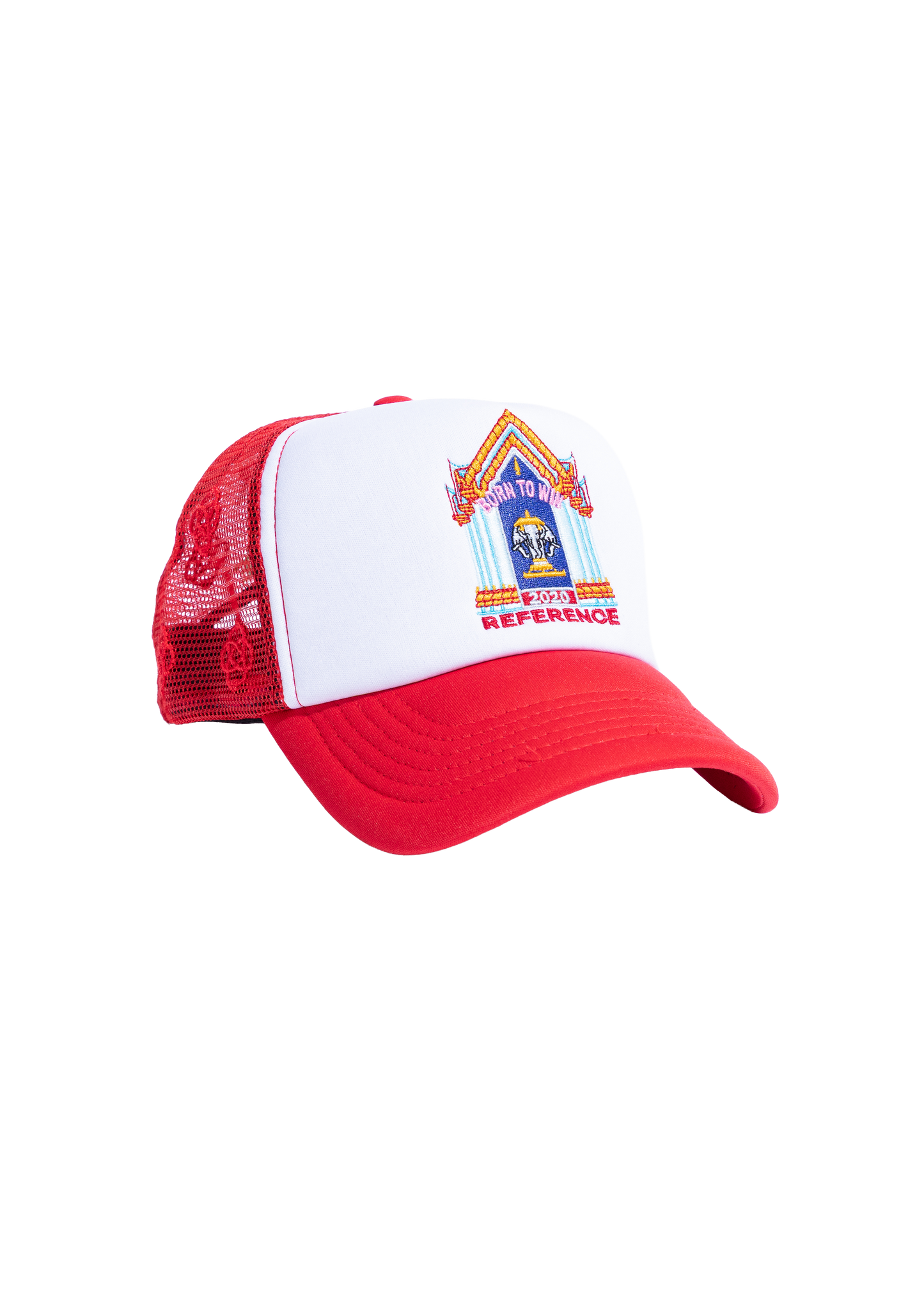 Carnival Trucker (White/Red)