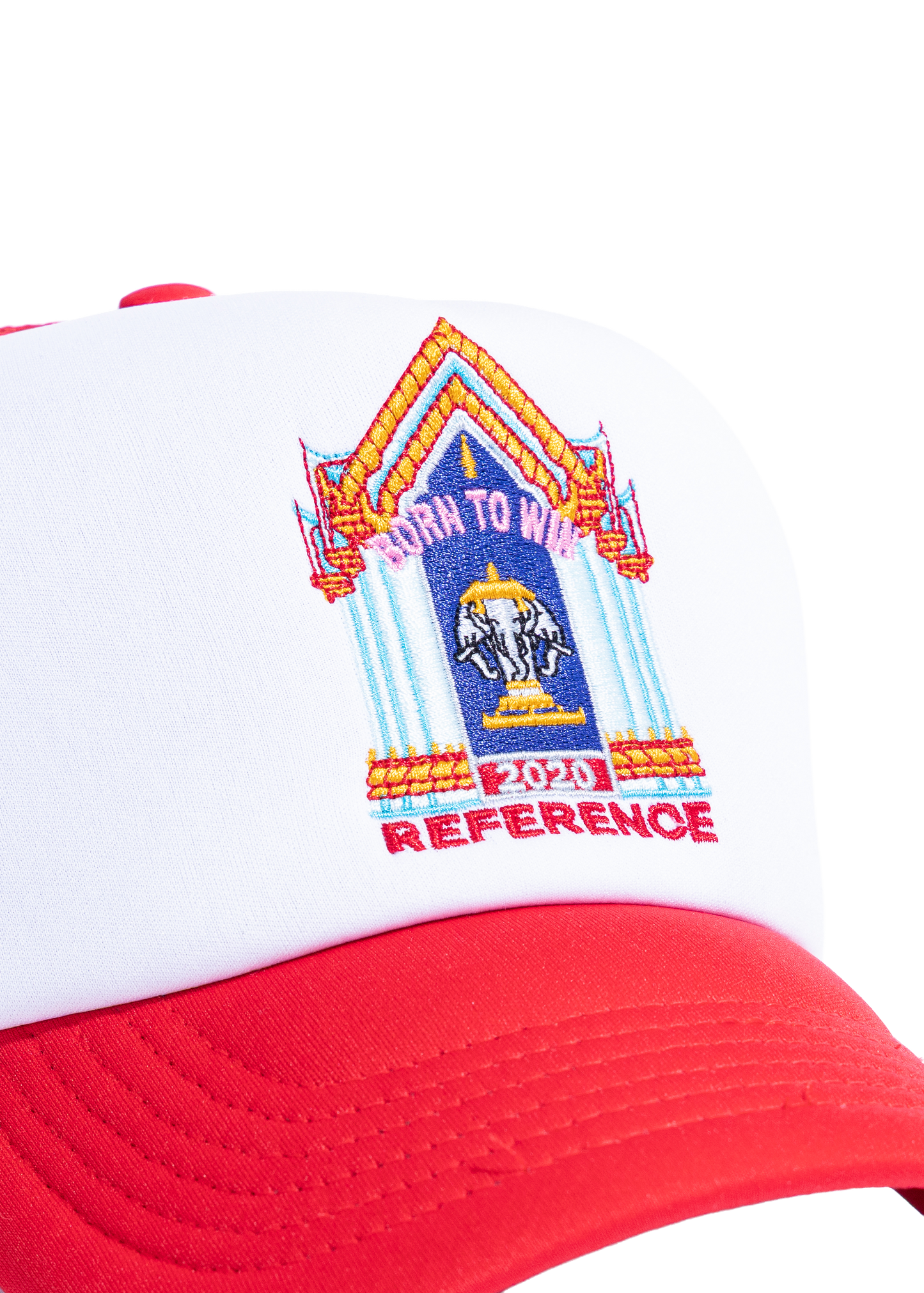 Carnival Trucker (White/Red)