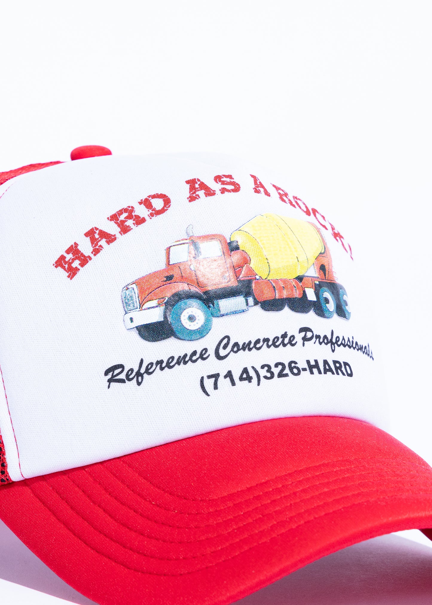 Concrete Boys Trucker (Red/White)