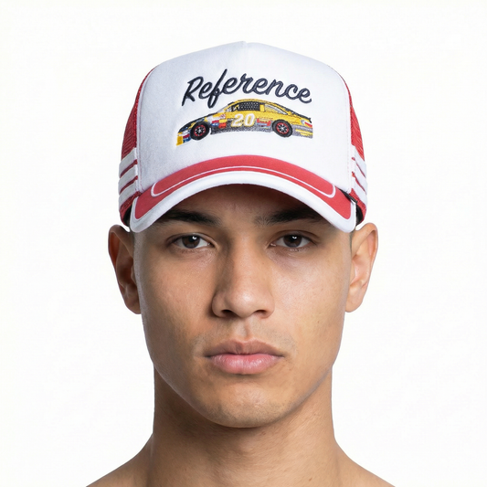 Pit Stop Trucker (White/Red)