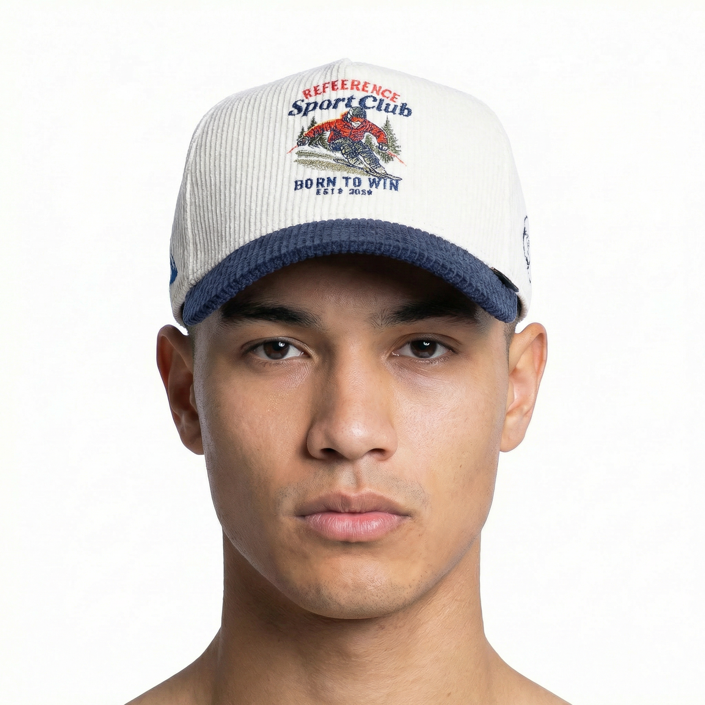 Sports Club (Cream/Navy Corduroy)