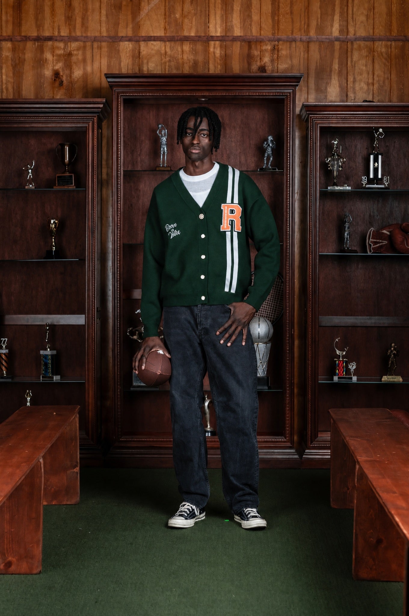 Spirit Cardigan (Forest Green)