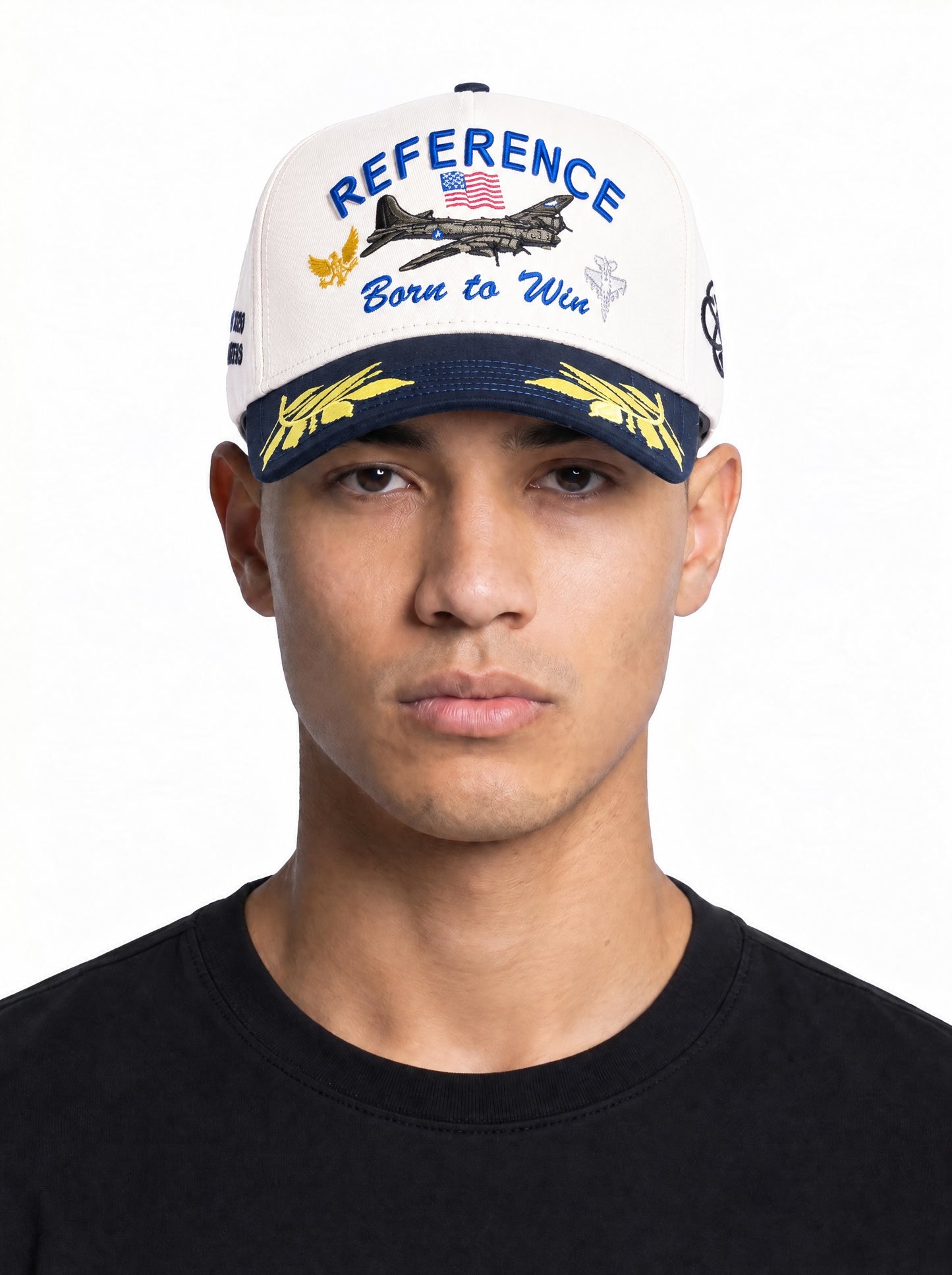 Fighter Jet (Cream/Navy)
