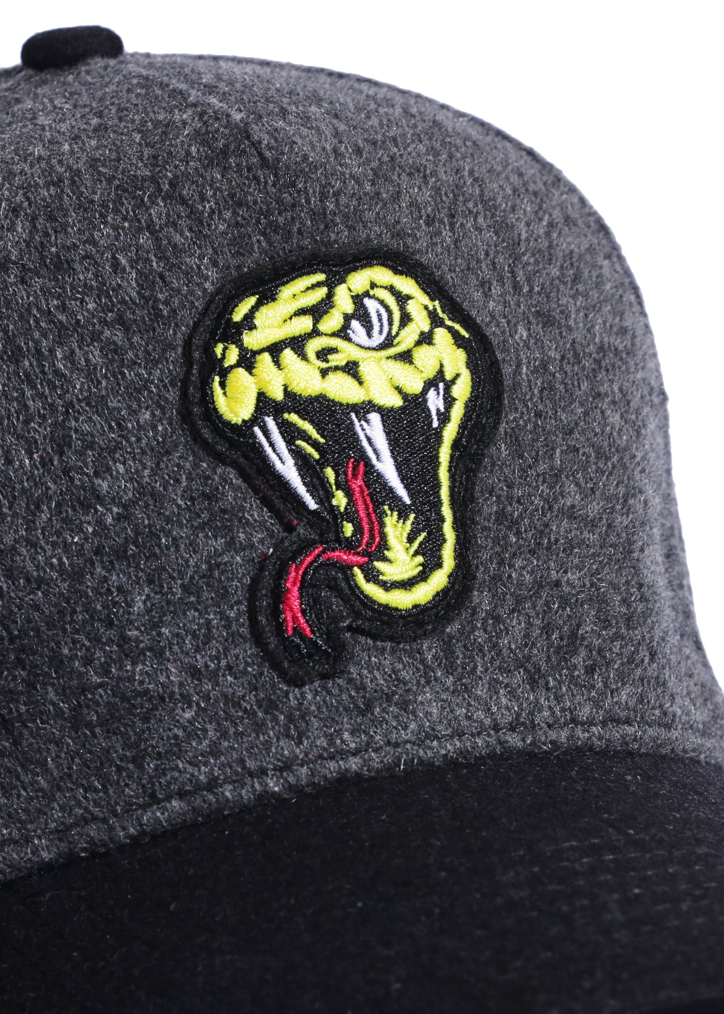 Snake Wool Cap (Charcoal/Black)